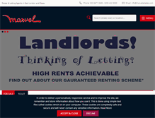 Tablet Screenshot of marvelestates.com